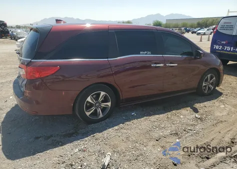 2018 Honda Odyssey Touring from USA, damaged, VIN 5FNRL6H86JB019585